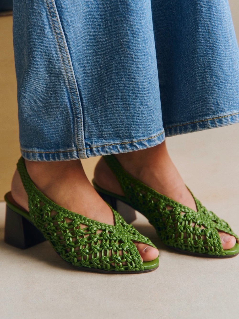 BNWT Sézane Enora Slingback Sandals
